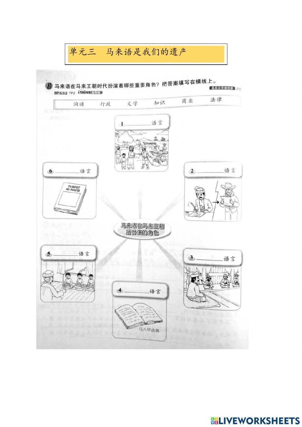 五年级第三课 马来亚是我们的遗产