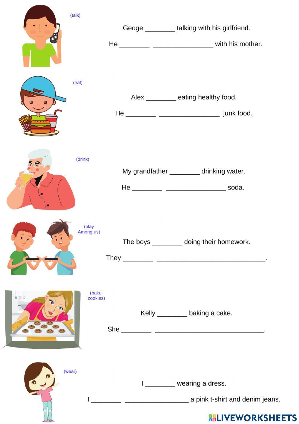 Present Continuous 5