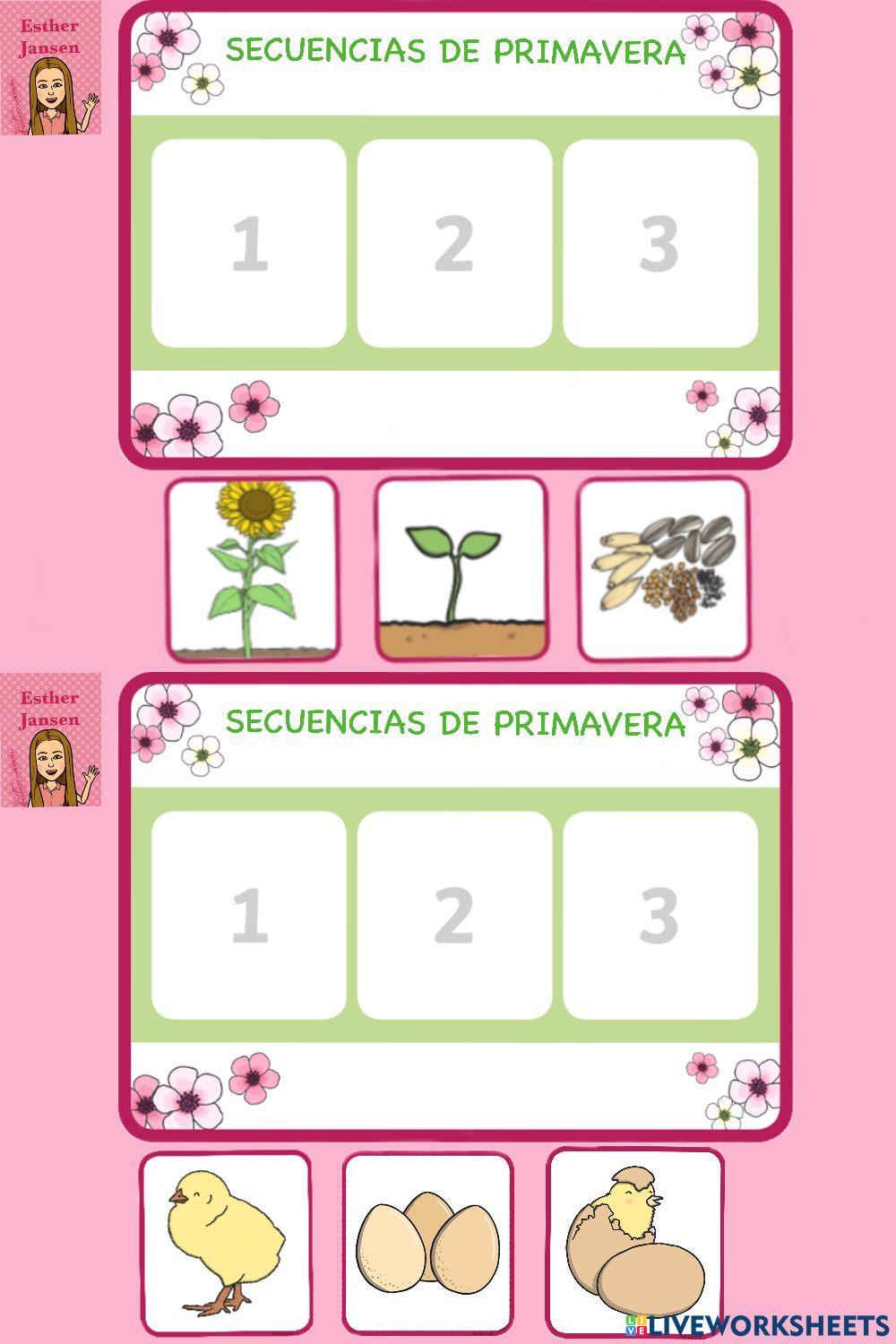 Secuencias de primavera Secuencias de primavera
