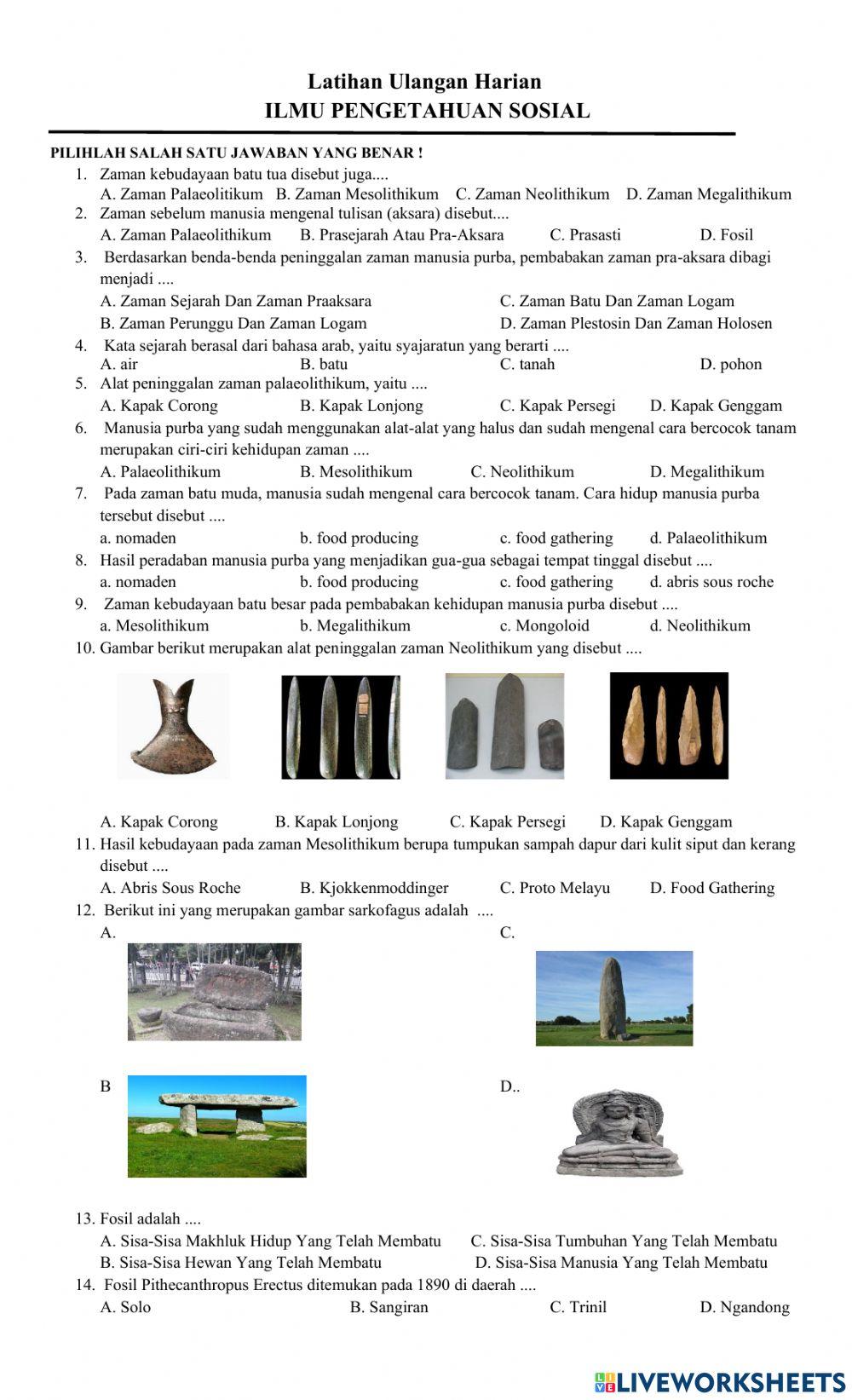 Bab 2 Masyarakat Indonesia pada masa praaksara, Hindhu-Buddha, dan Islam