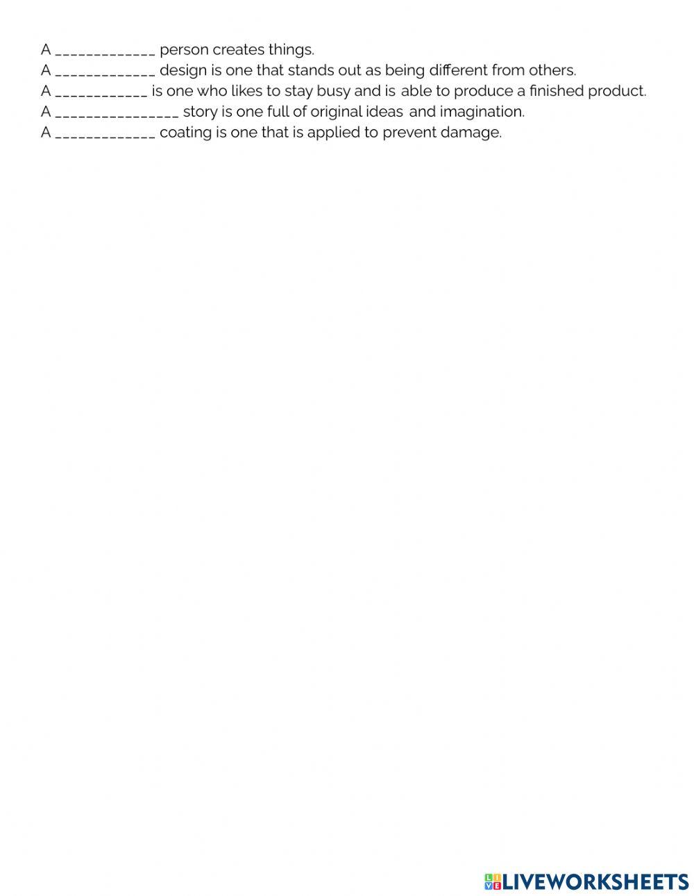 Base, affixes, roots