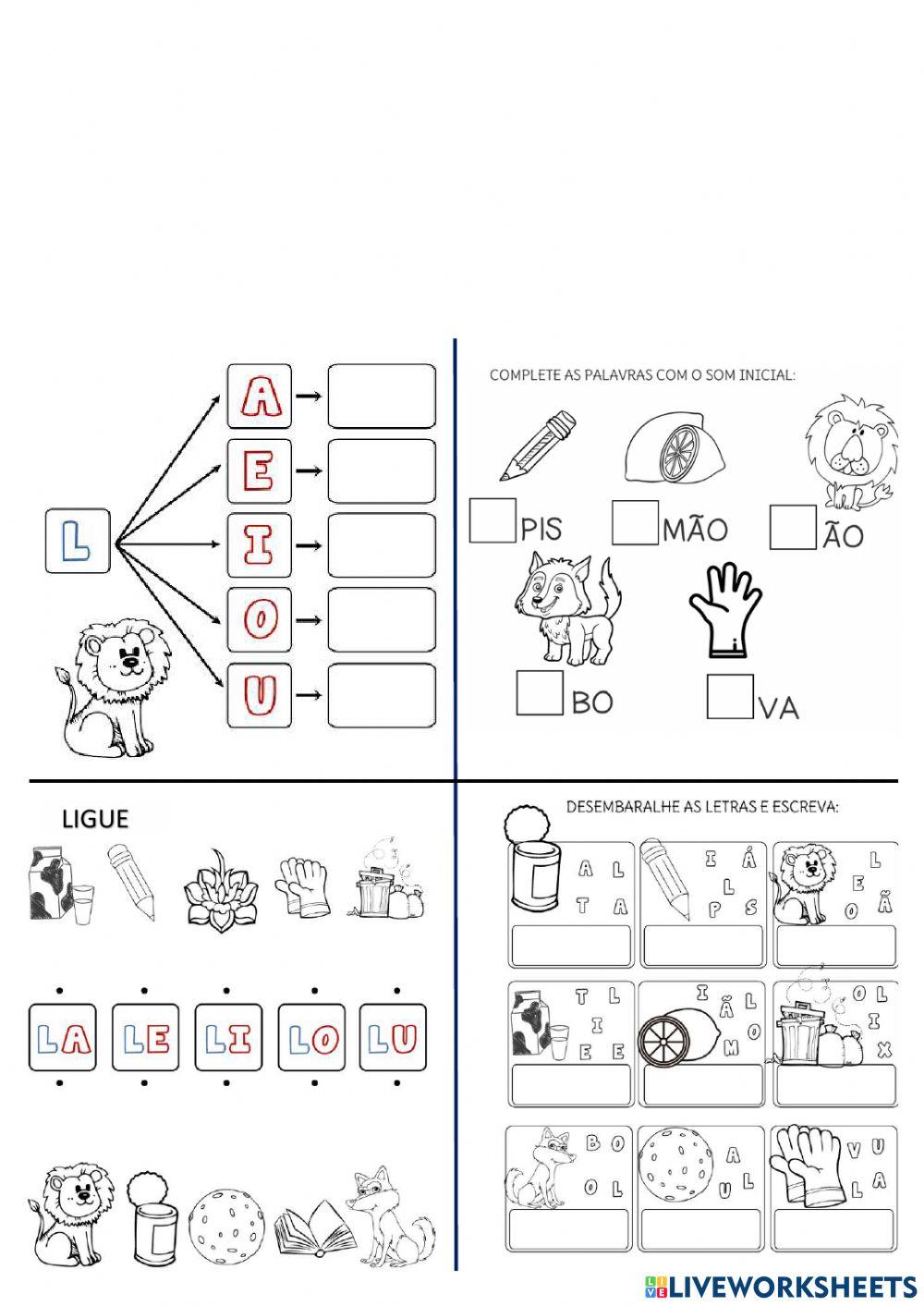 Família silábica l