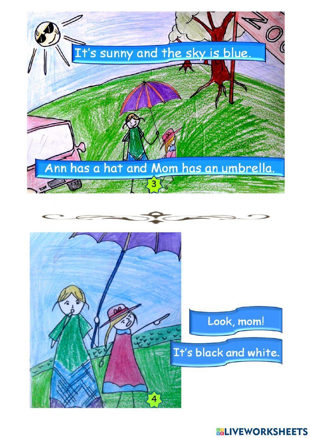 English 1 - Story 5 - At the zoo