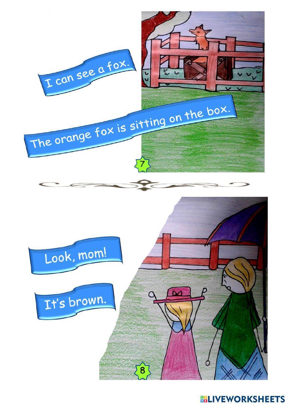 English 1 - Story 5 - At the zoo