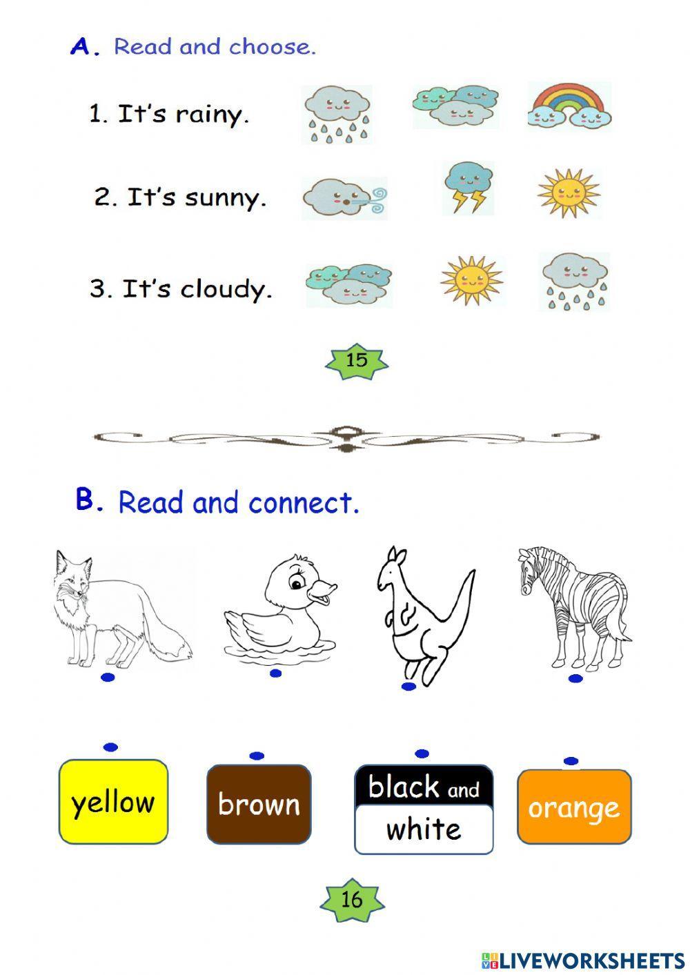 English 1 - Story 5 - At the zoo