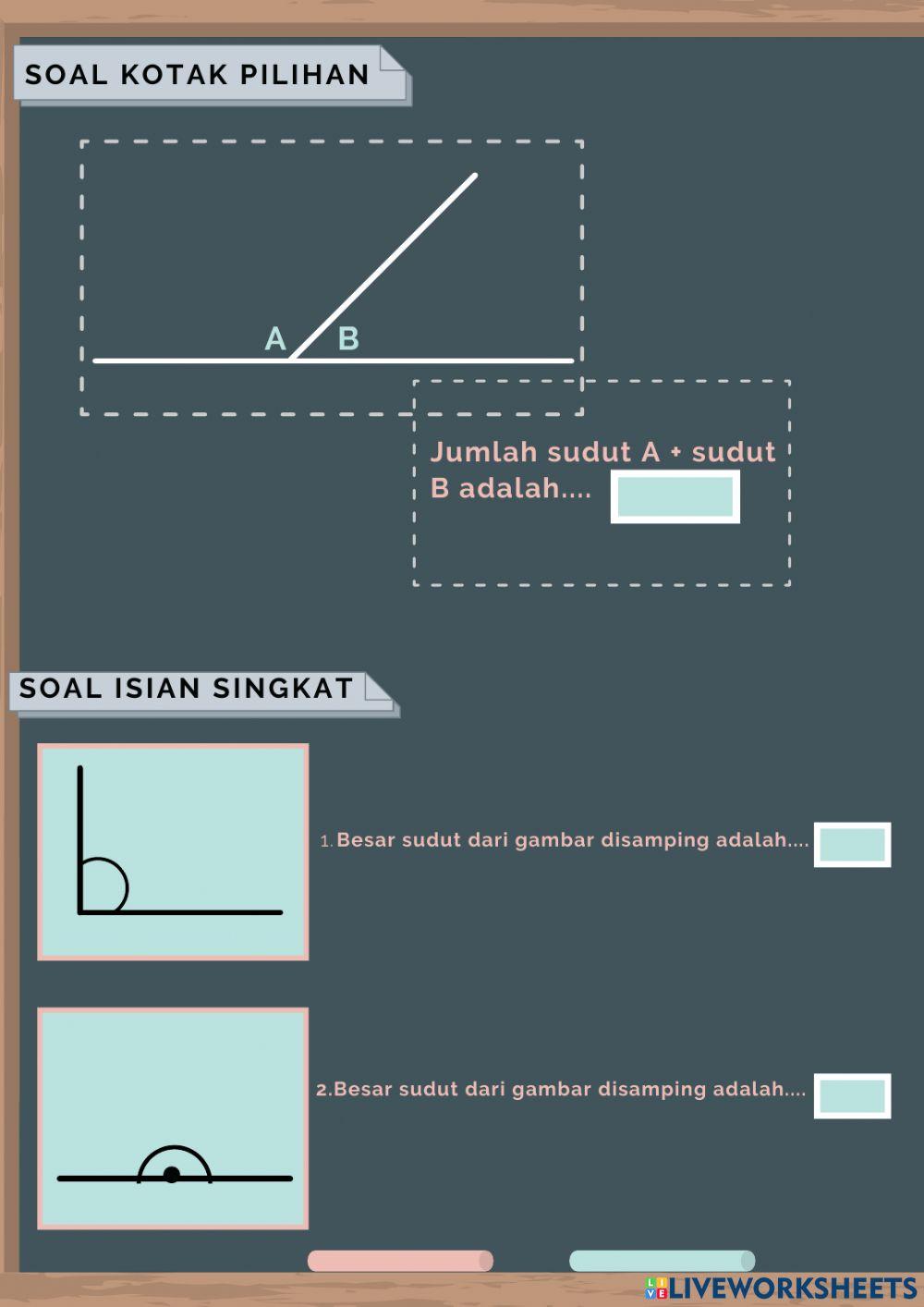 Lembar Kerja Peserta Didik Materi Garis dan Sudut