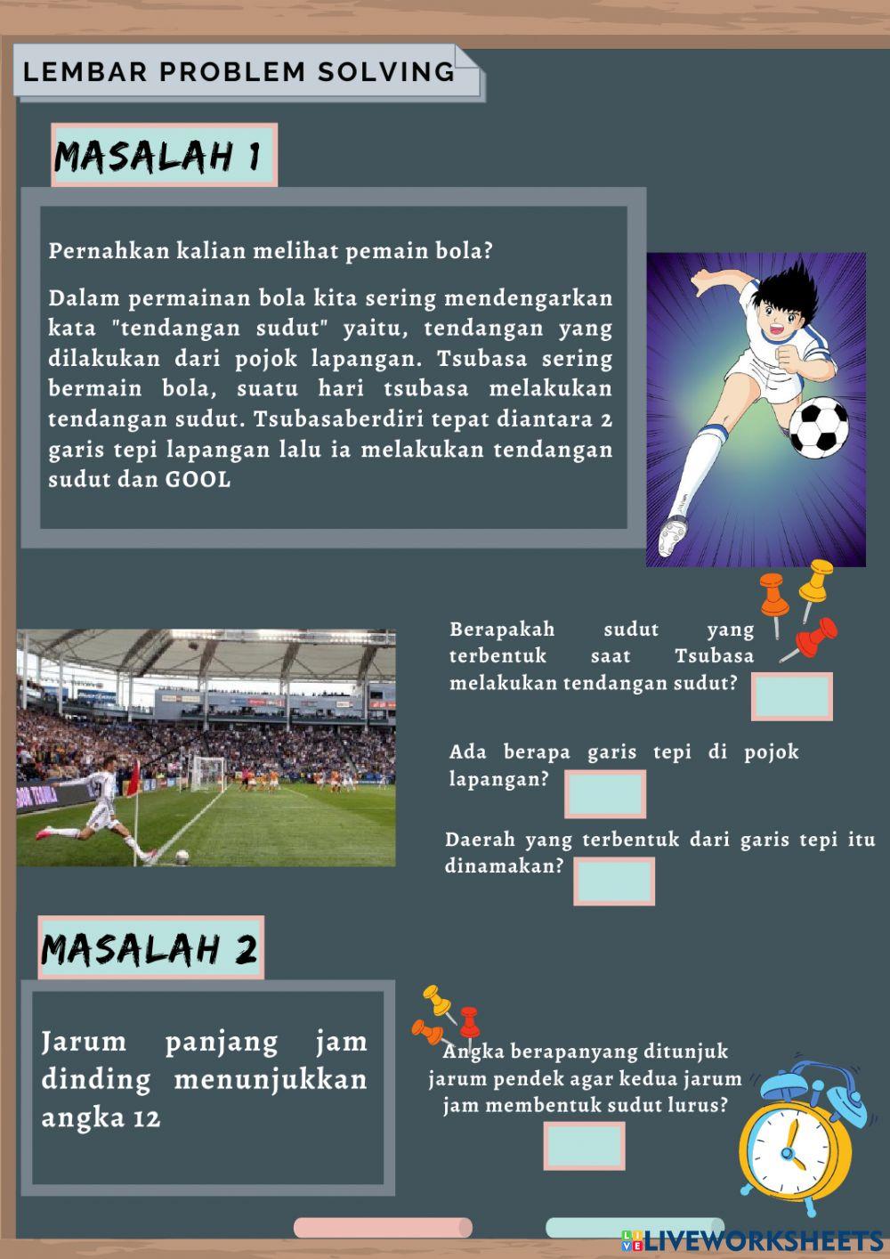 Lembar Kerja Peserta Didik Materi Garis dan Sudut