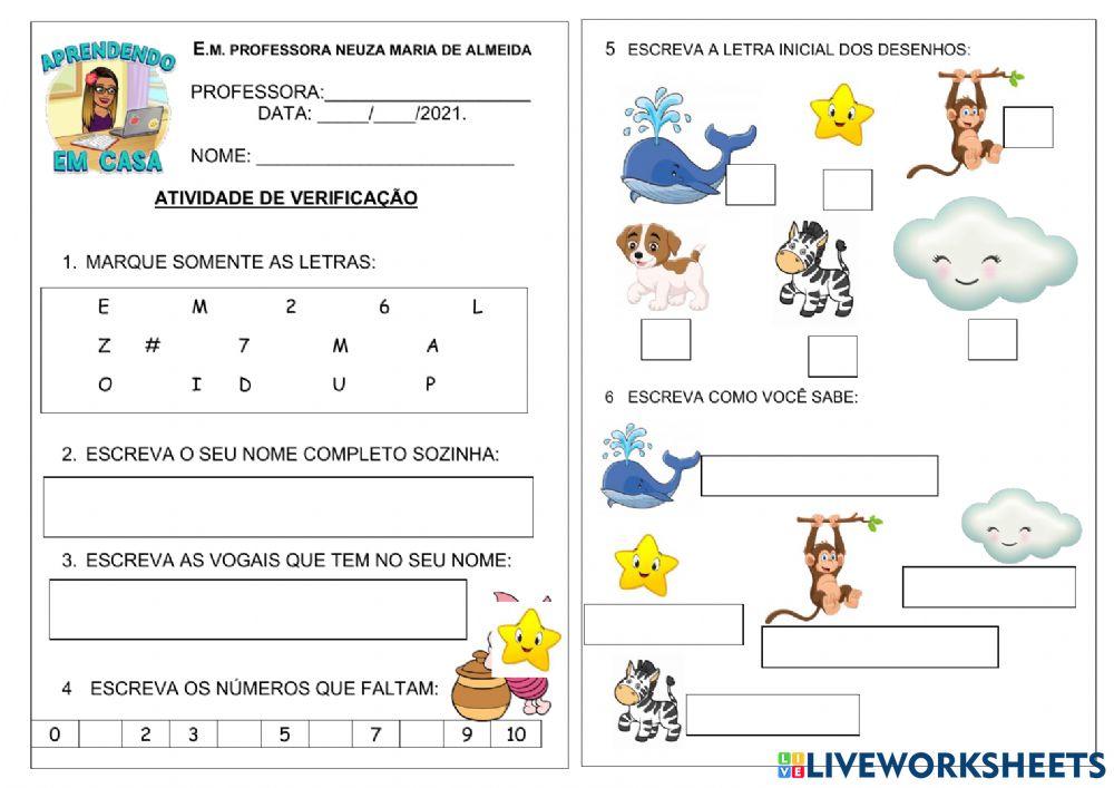 Atividade interativa