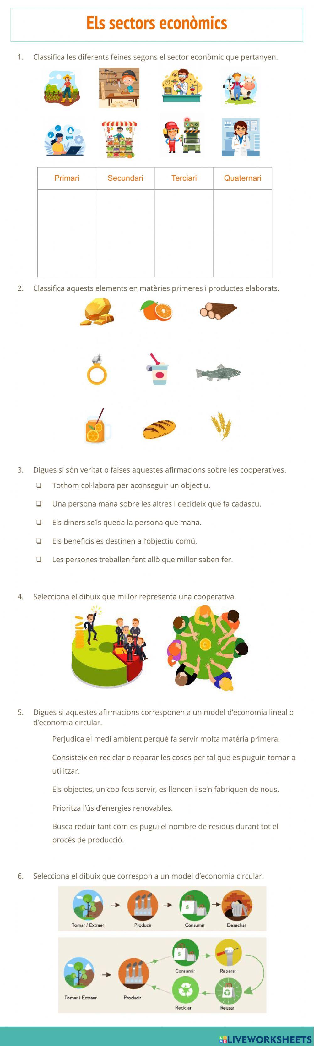 Prova sectors econòmics