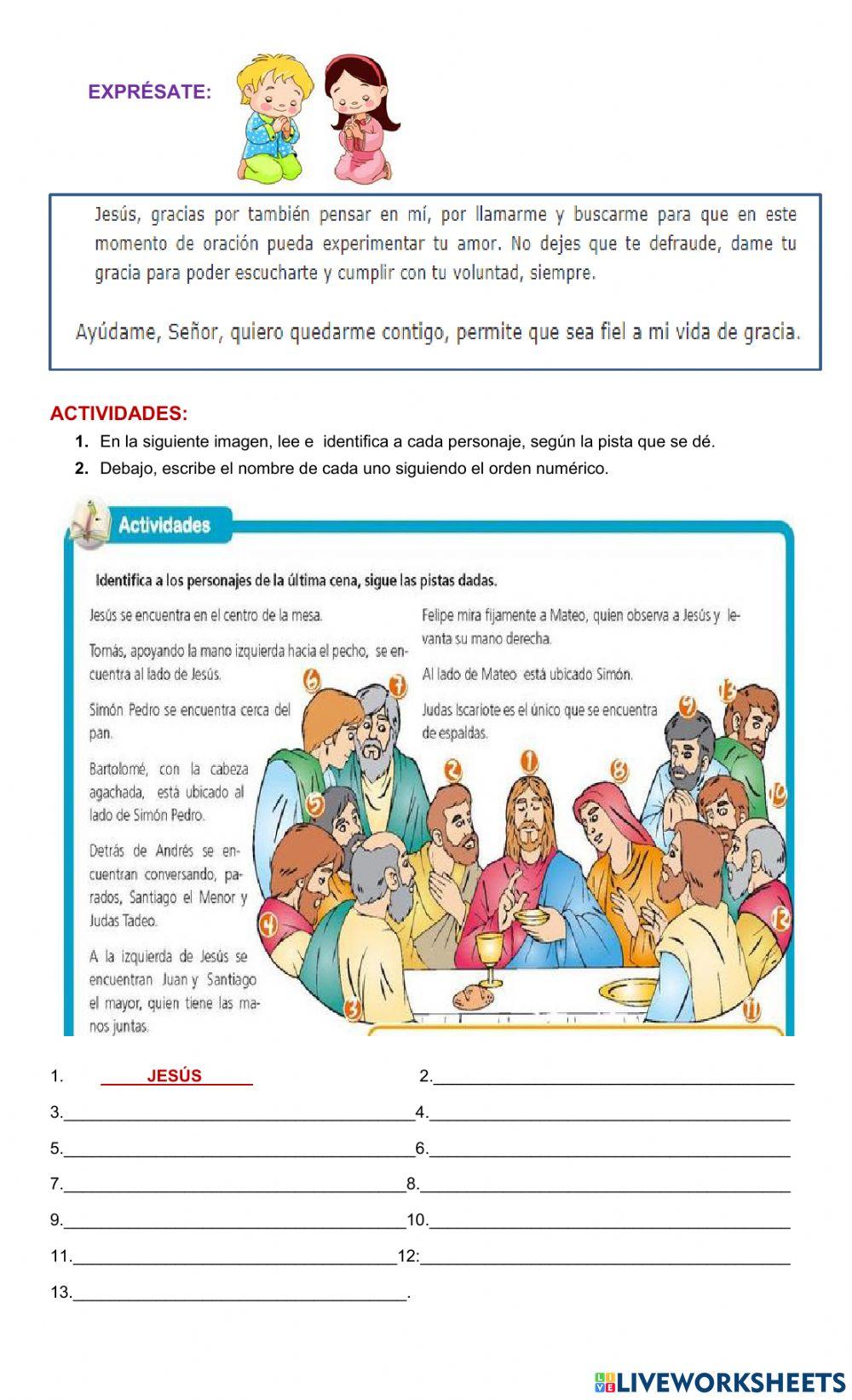 Los discipulos de jesus