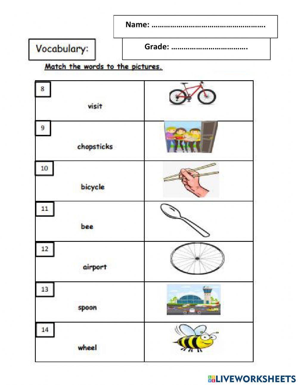 Grade 3 Module 9 Vocabulary Revision