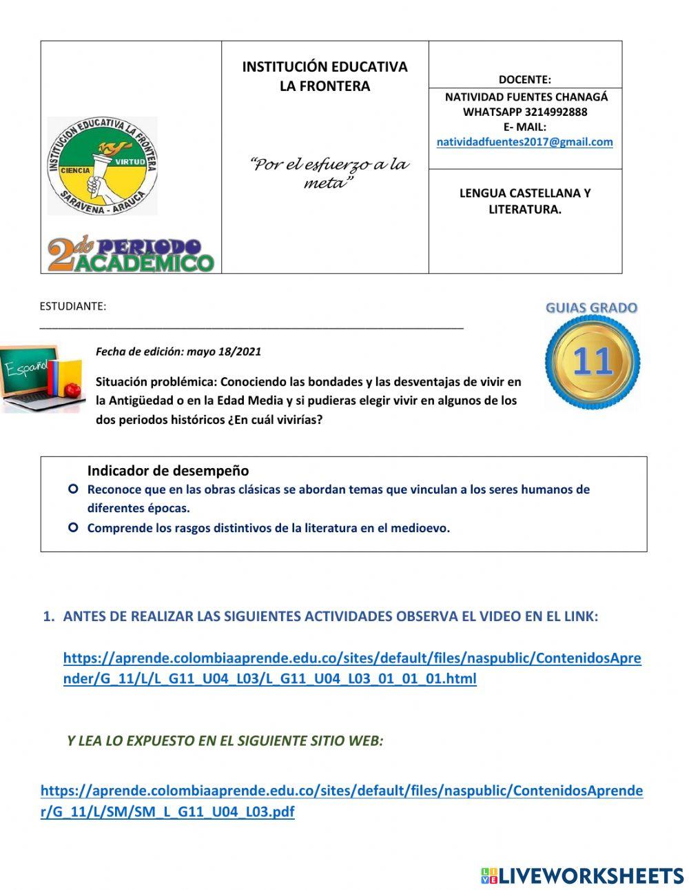 Literatura Universal (Renacimiento)