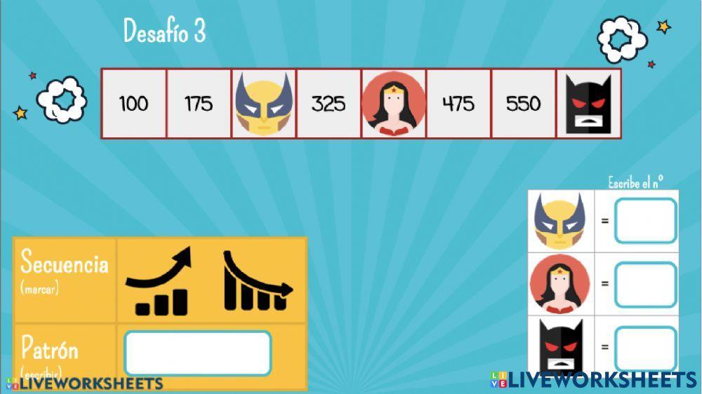 Desafío razonamiento matemático