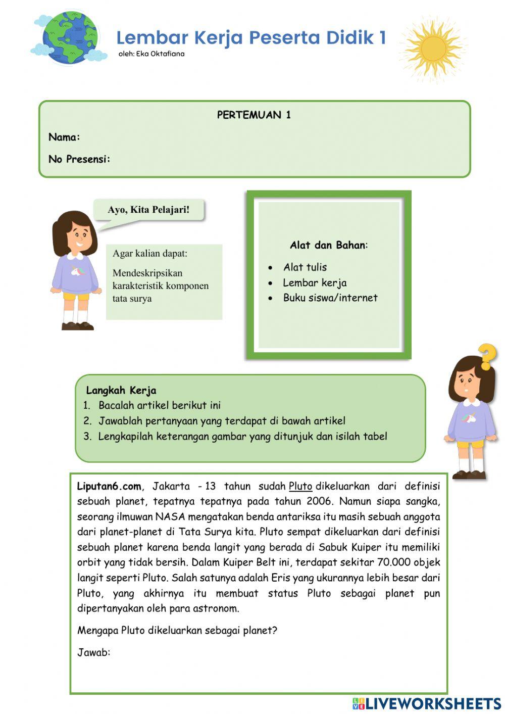 7c-lkpd 1 worksheet | Live Worksheets
