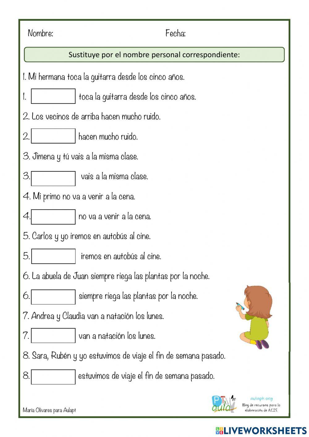 Pronombres personales