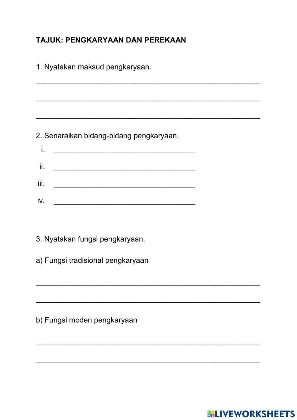 Pengkaryaan dan perekaan