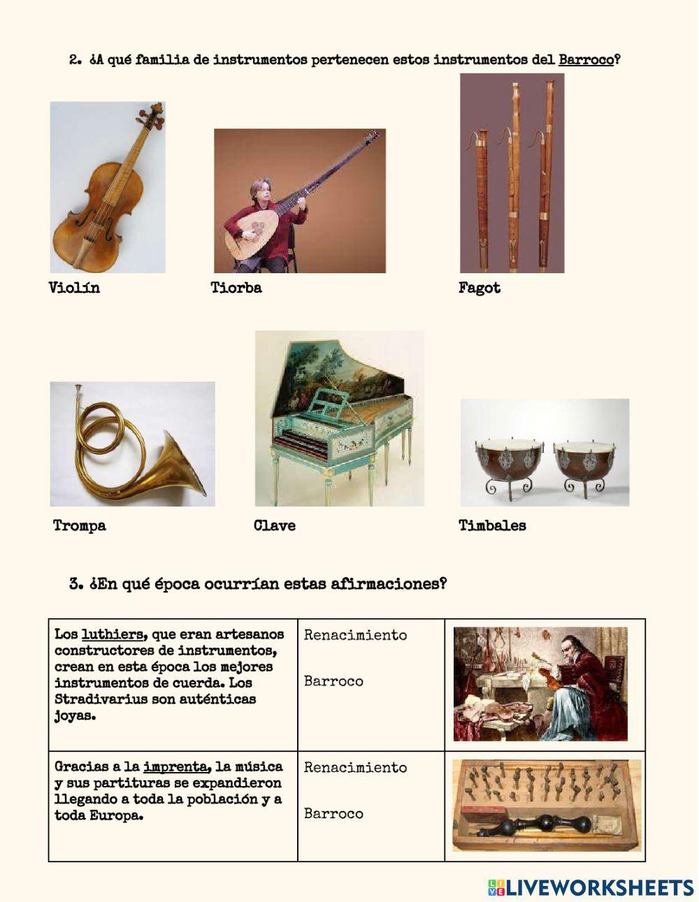 Historia de la música: Renacimiento y Barroco