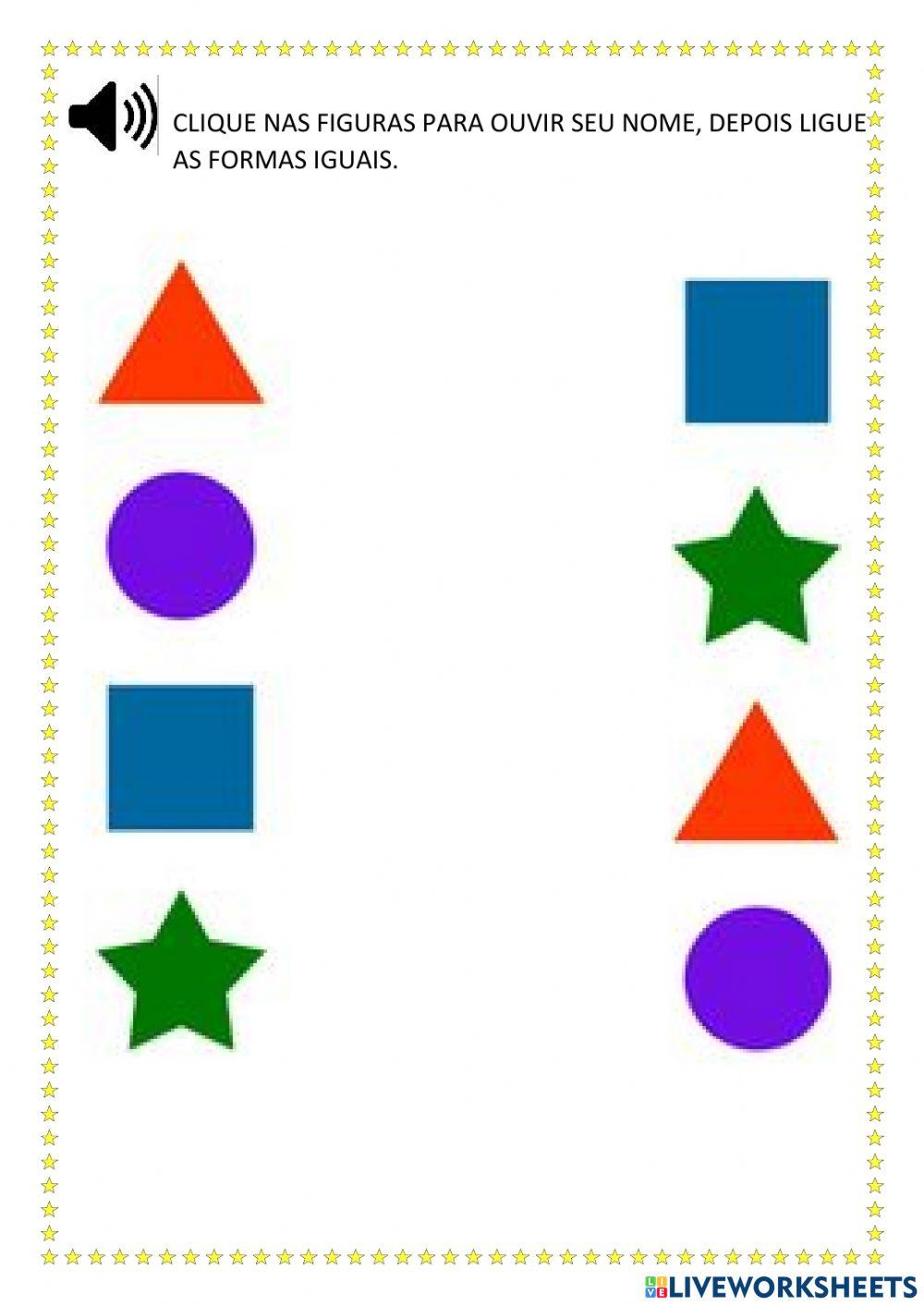 Cor, forma, números