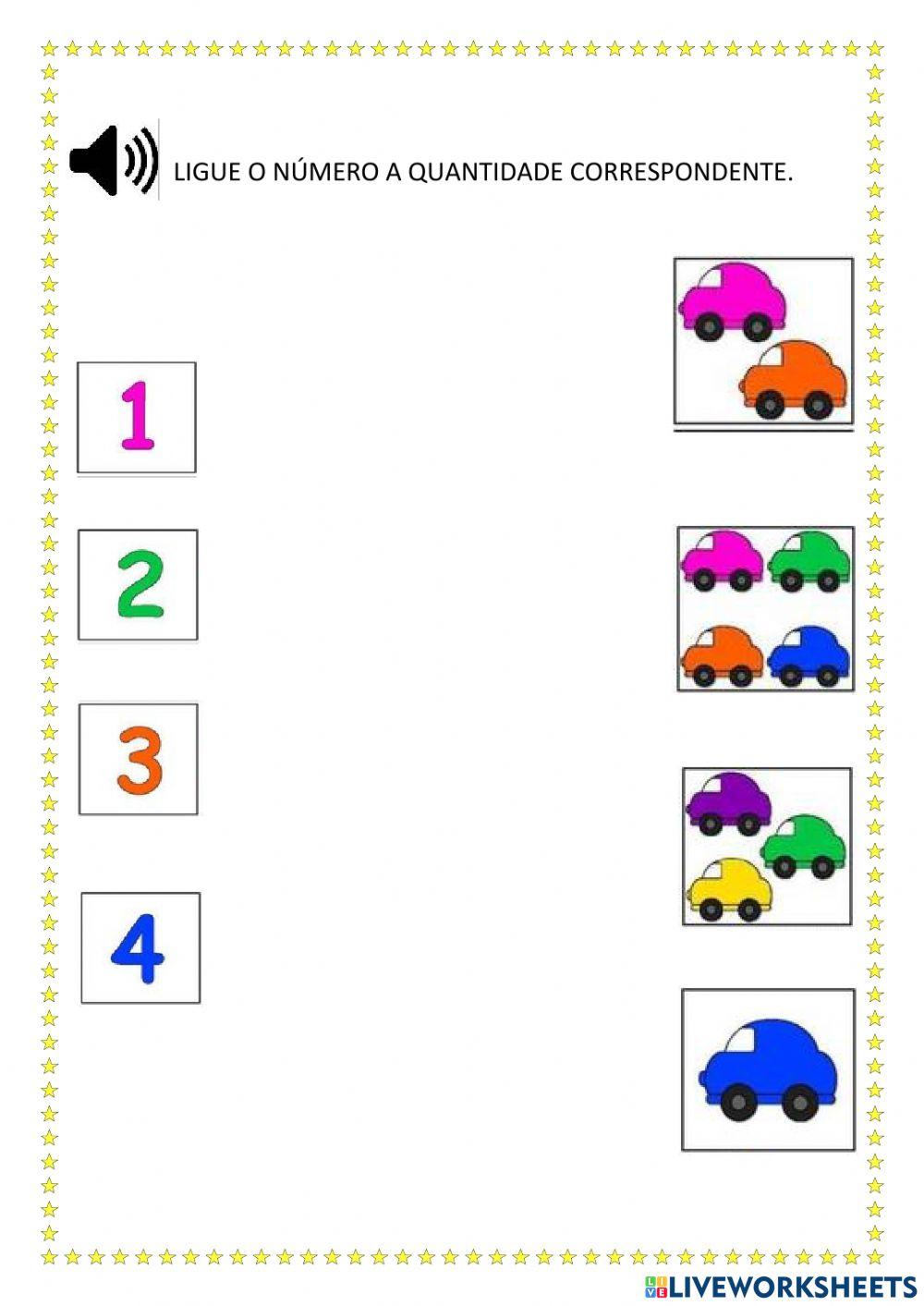 Cor, forma, números