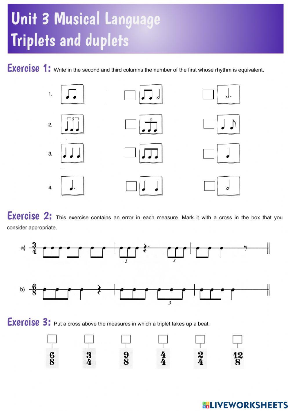 Unidad 3 Tresillo y dosillo