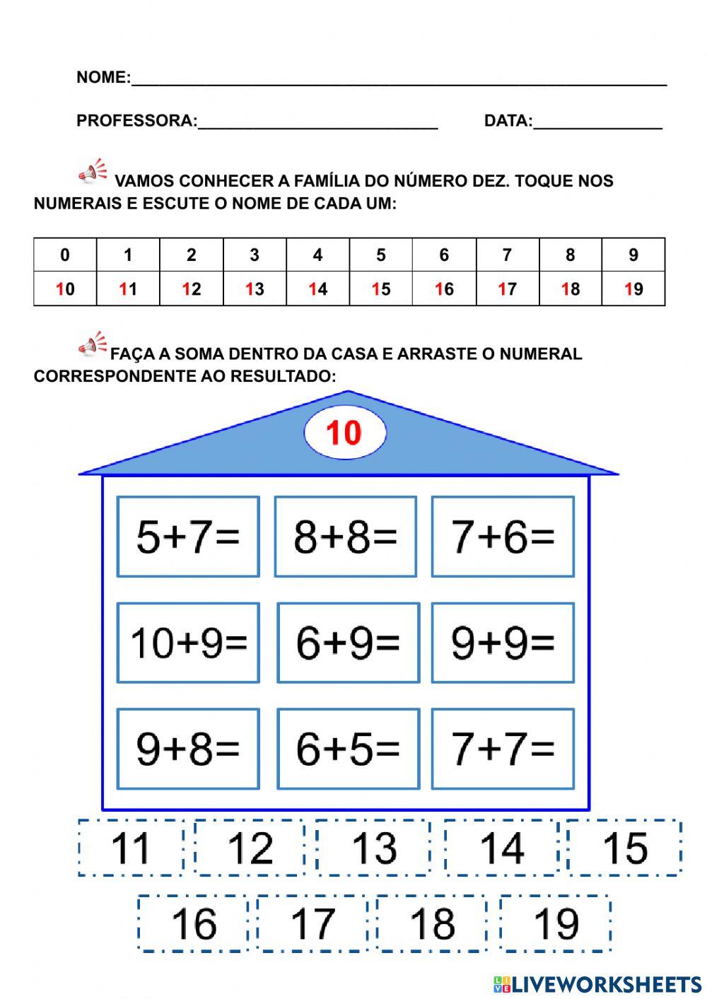 Família do número 10