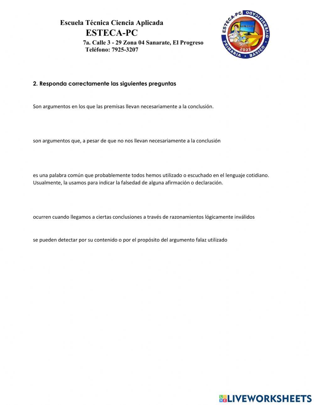 Falacias y argumentos