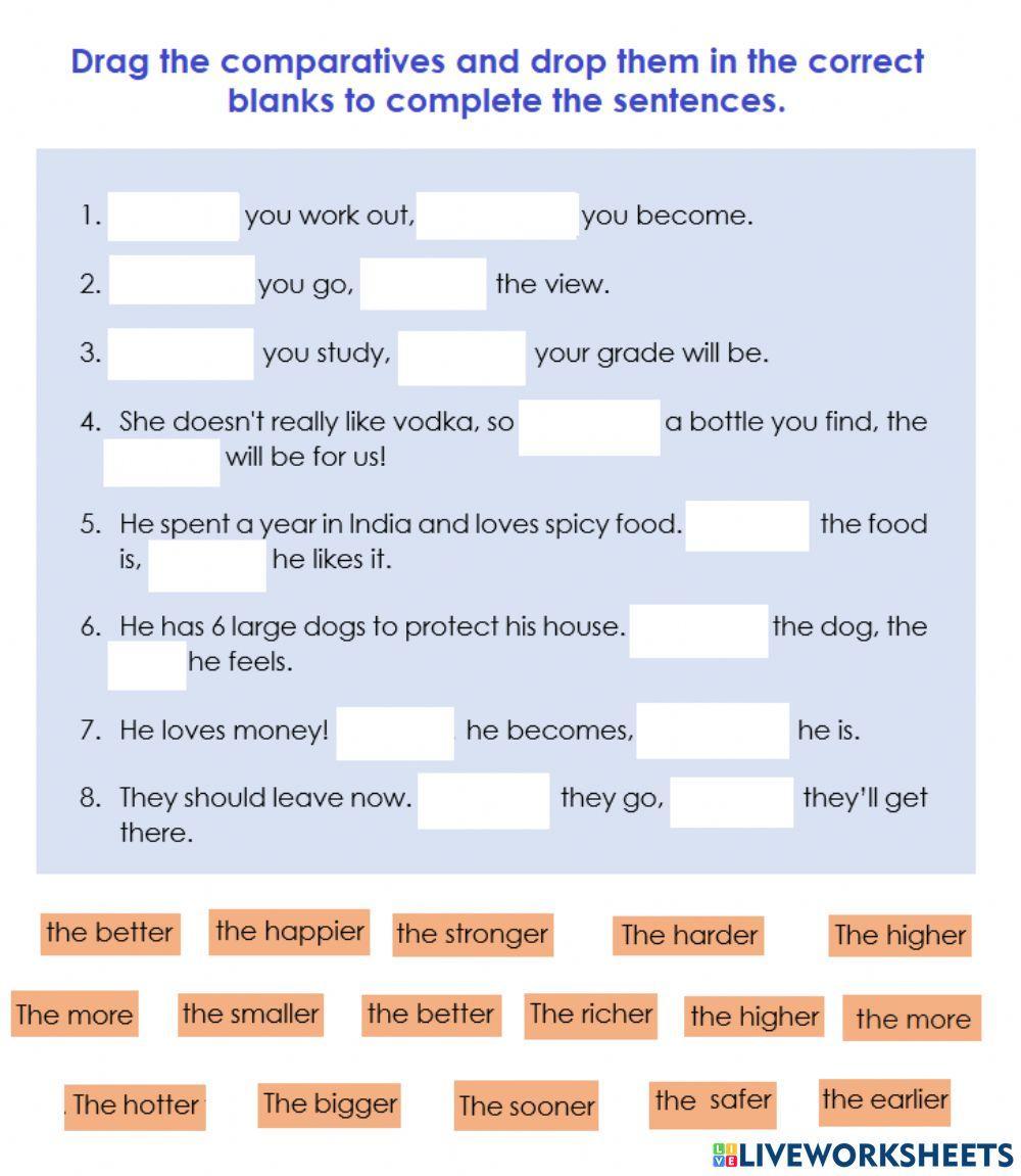Comparative Correlative - The... The...