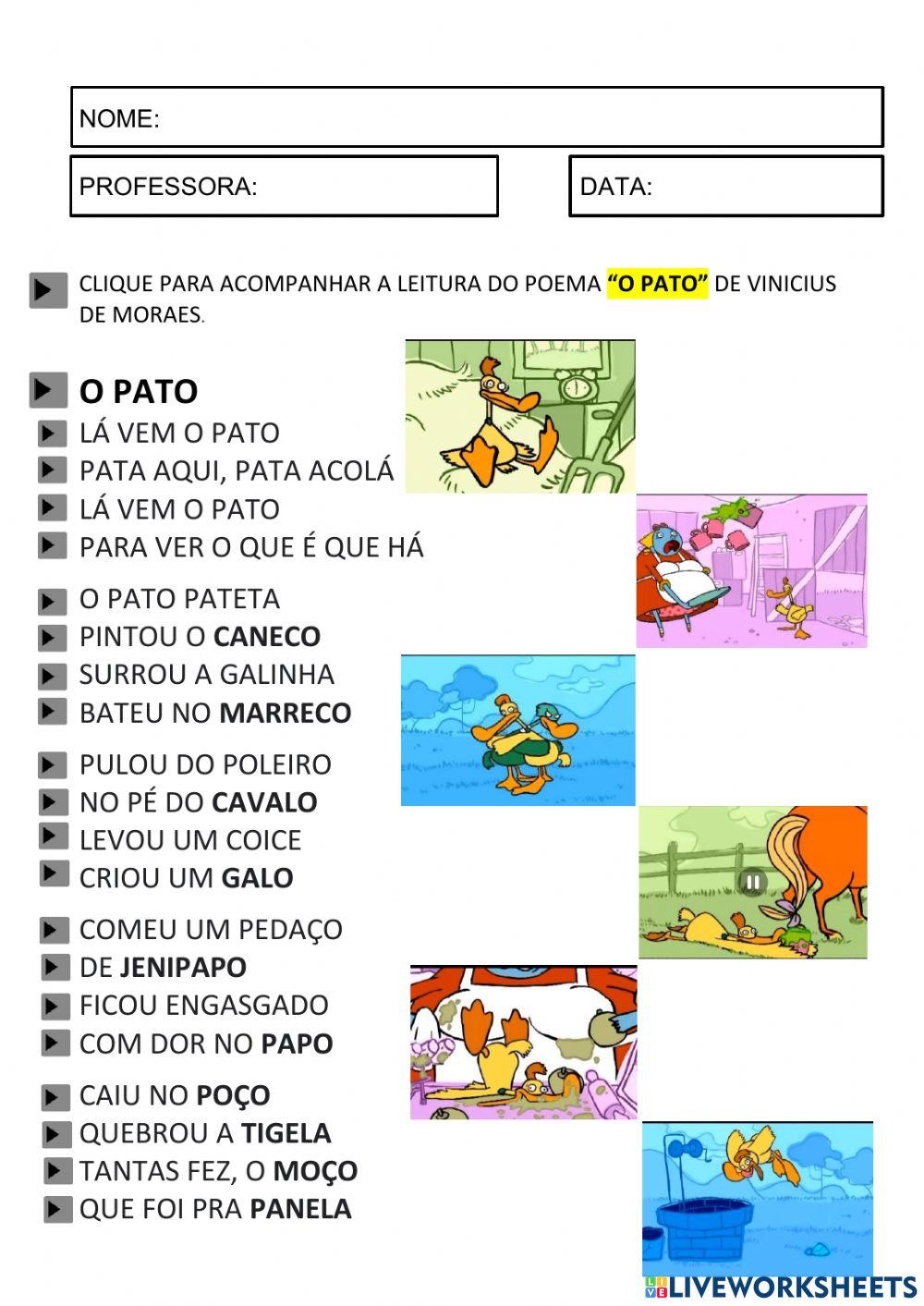 Palavras que rimam Palavras que rimam
