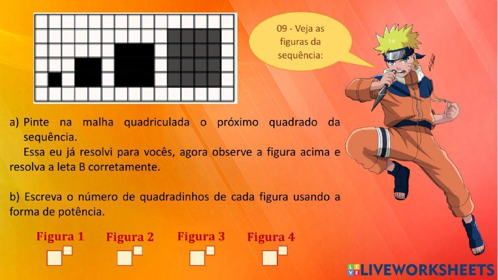 Atividade - potenciação e raiz quadrada