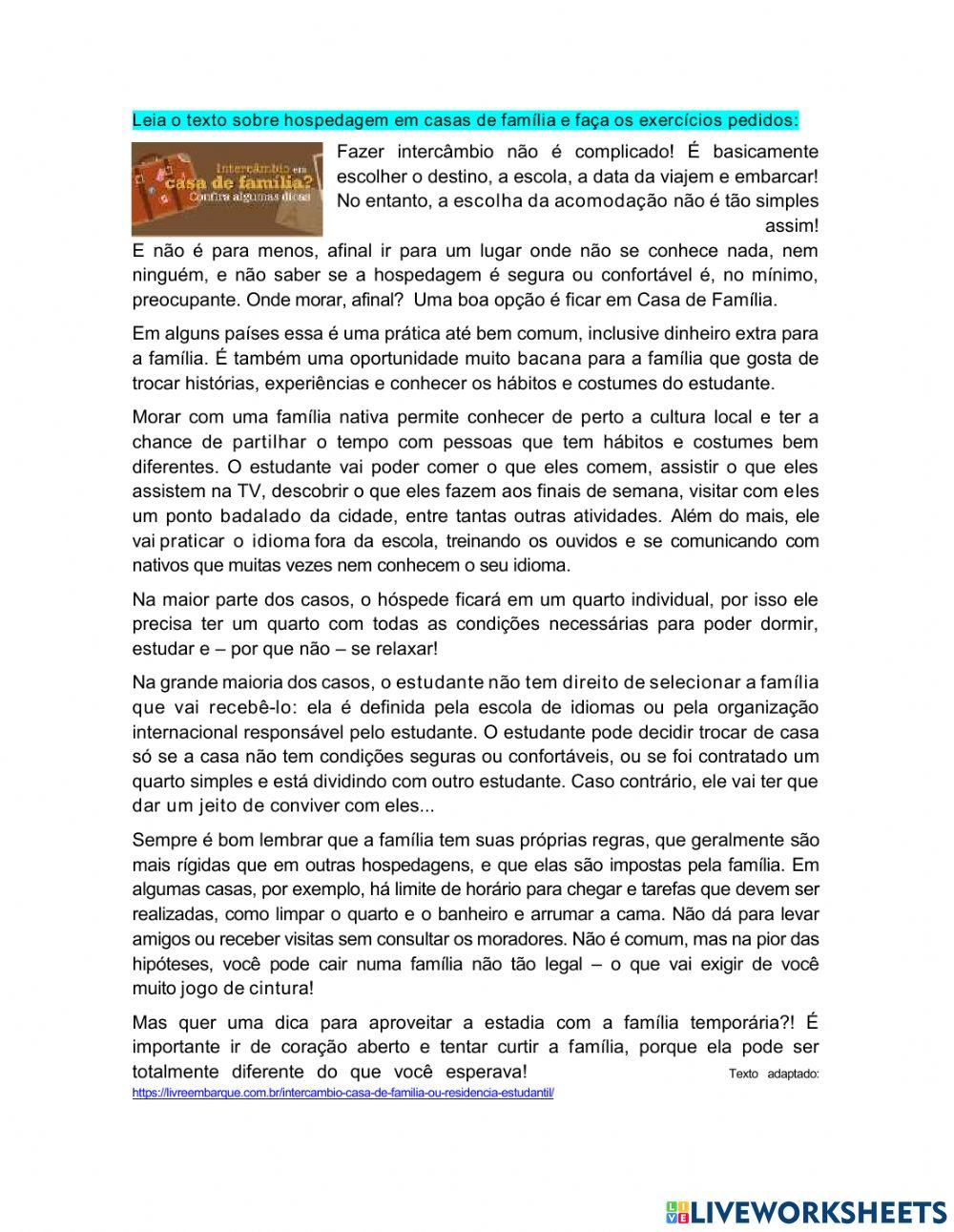 Compreensão de texto