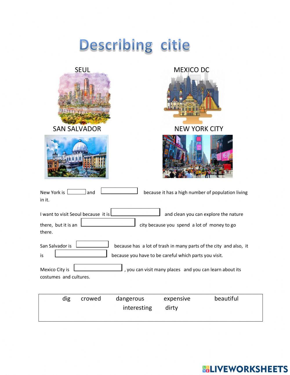 Talking about my favourite city