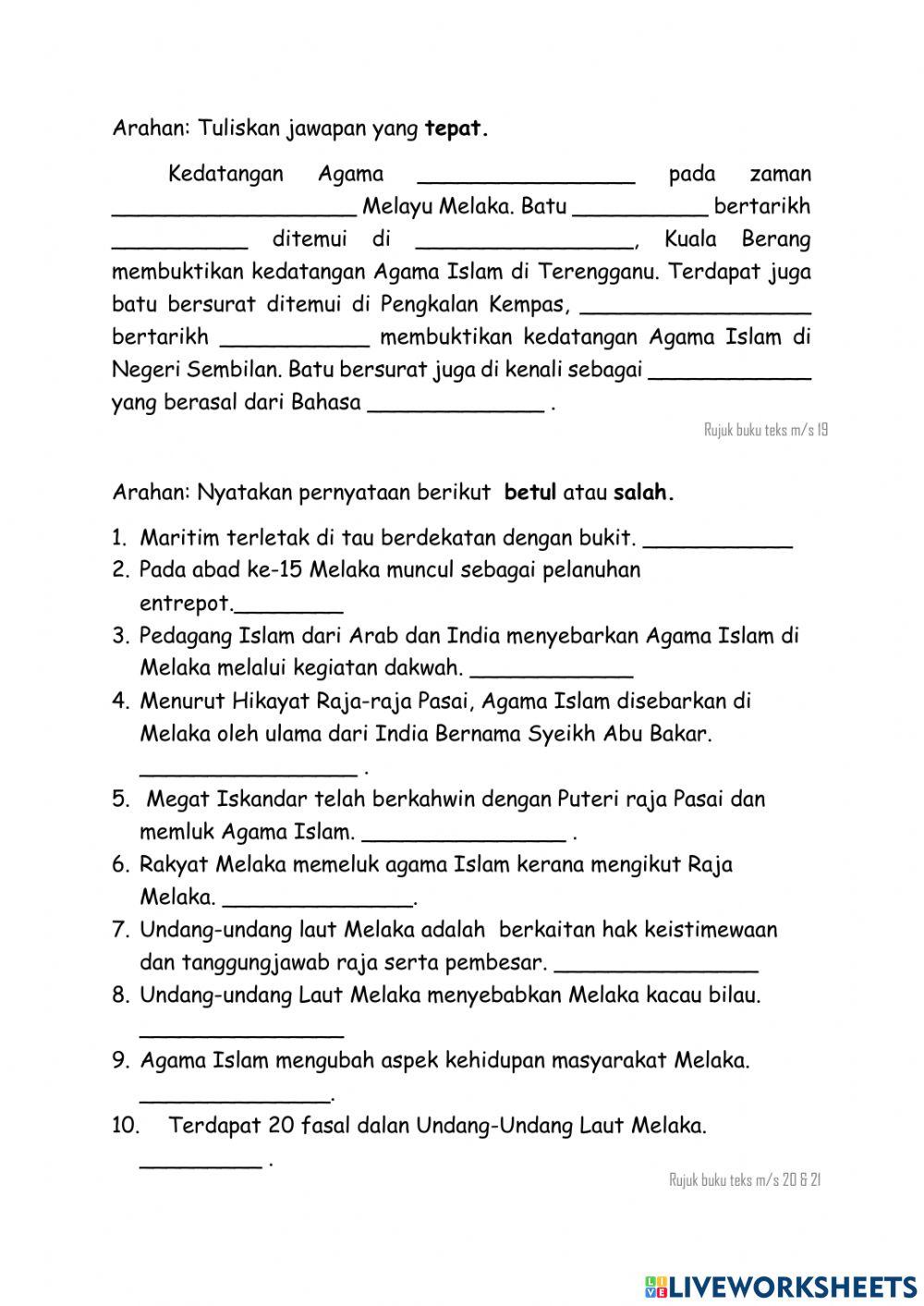 Unit 2 : Agama Islam Di Malaysia