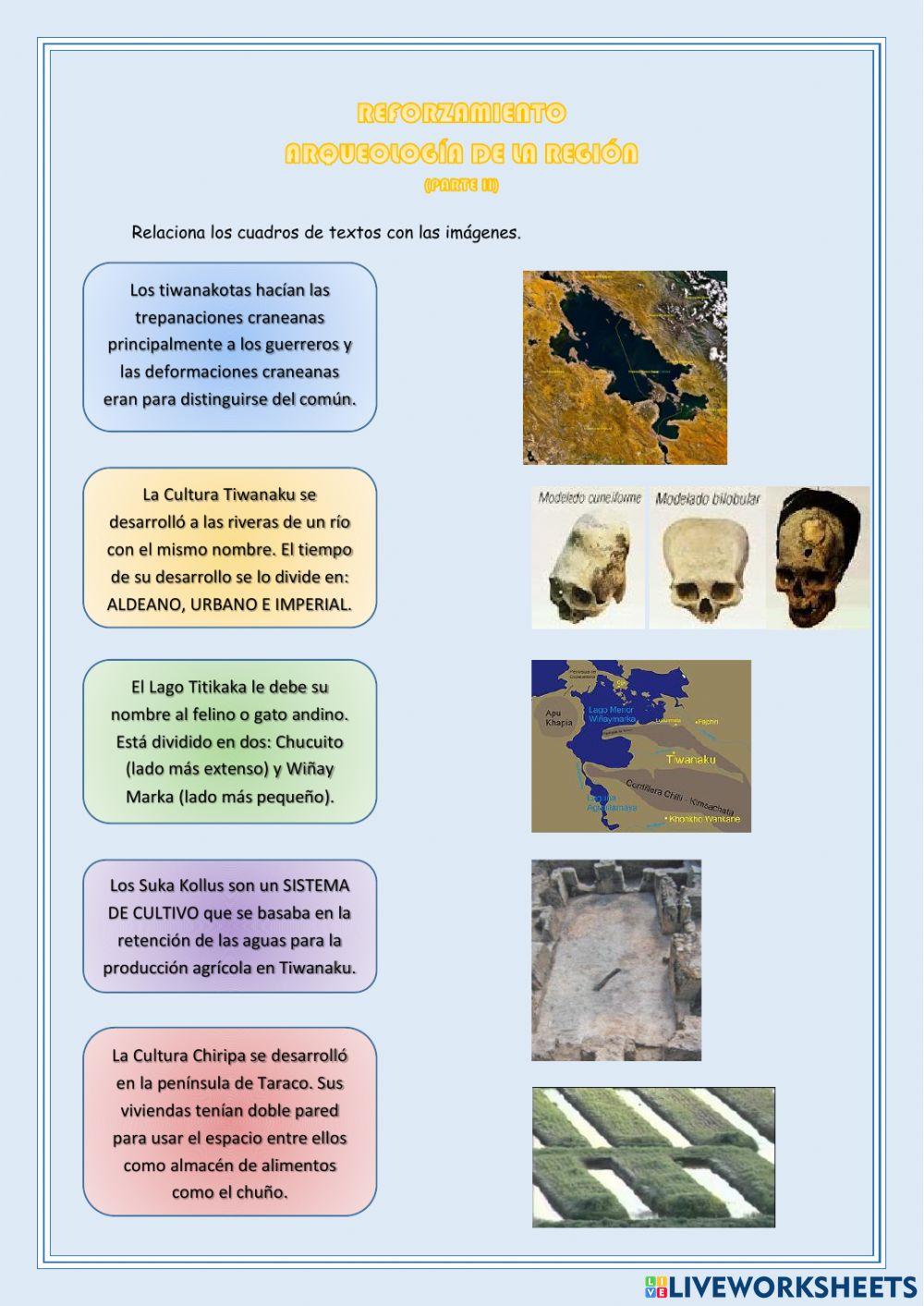 Culturas prehispánicas andinas I