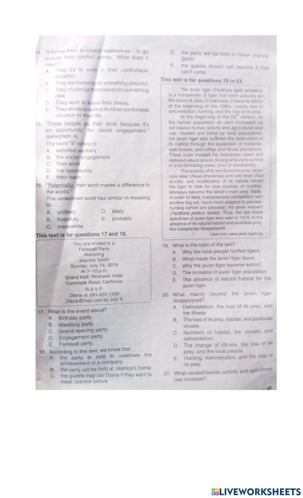 Soal uh 2 semester 2