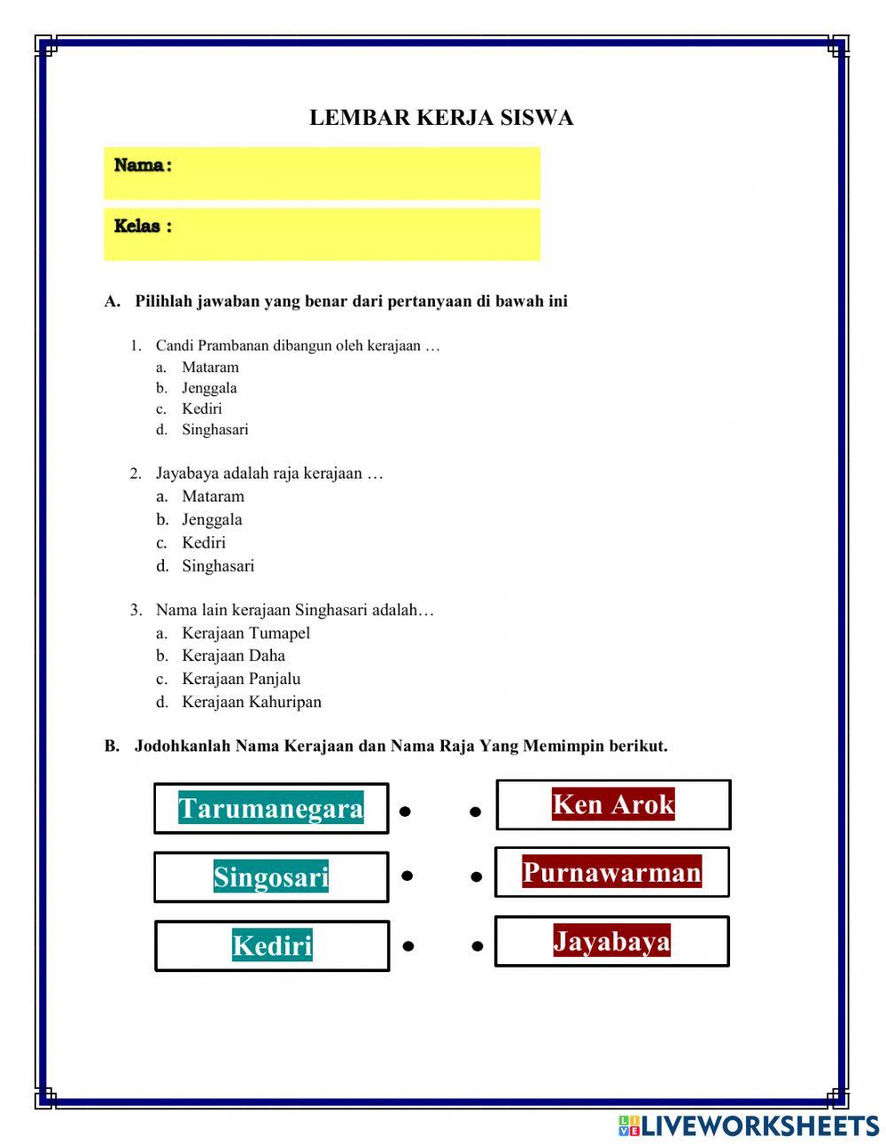 Kerajaan di Indonesia