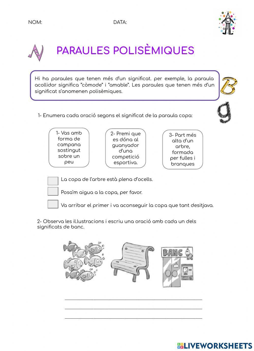 Paraules polisèmiques