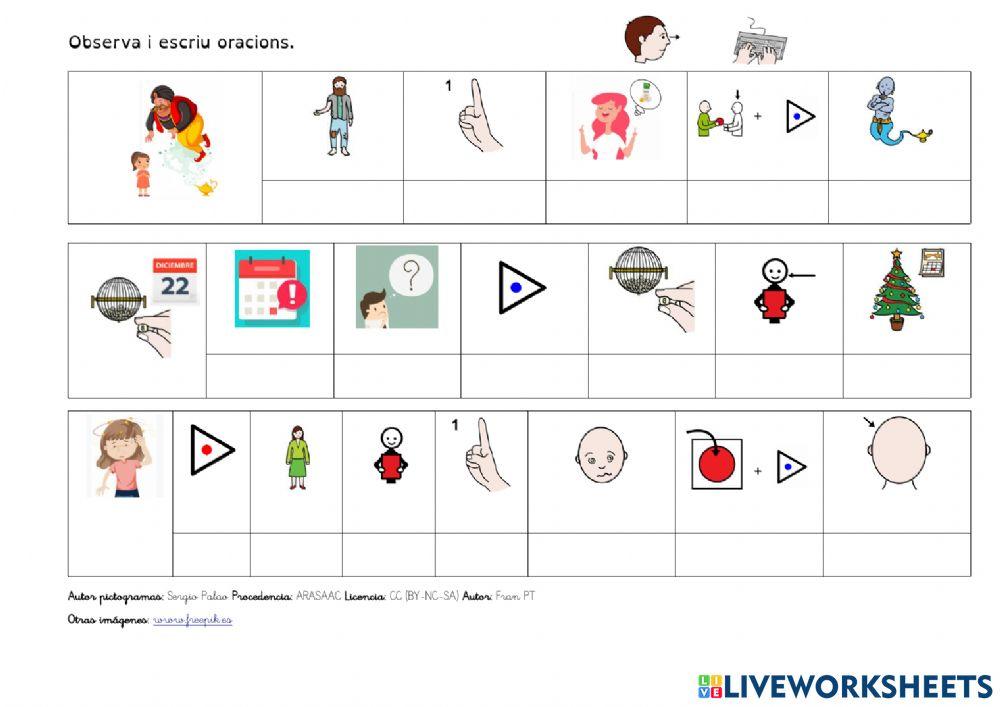 Oracions amb preposicions.