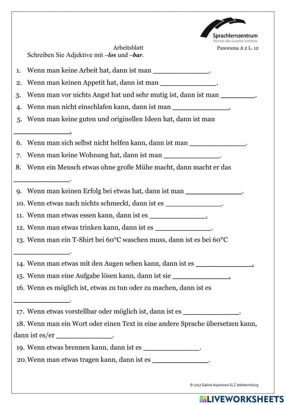 -los und - bar -los und - bar