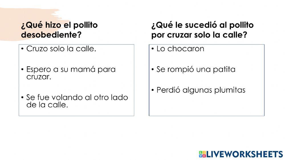 Comprensión de lectora