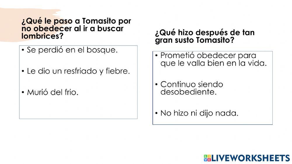 Comprensión de lectora