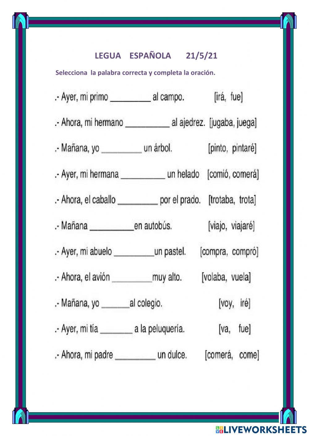 Demuestra que sabes.