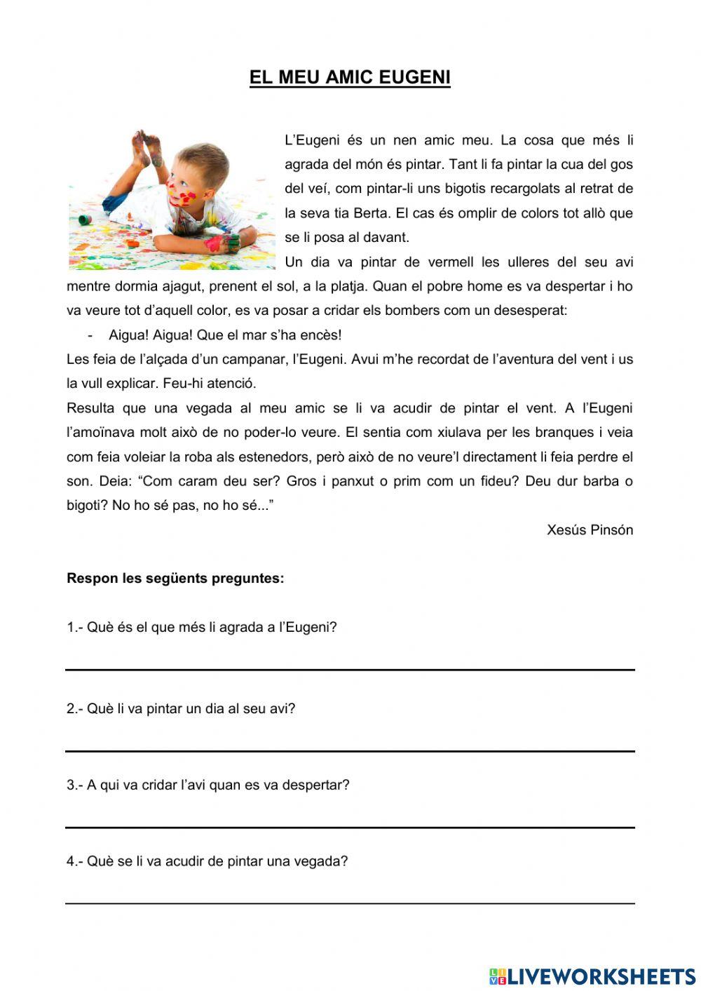 El meu amic Eugeni