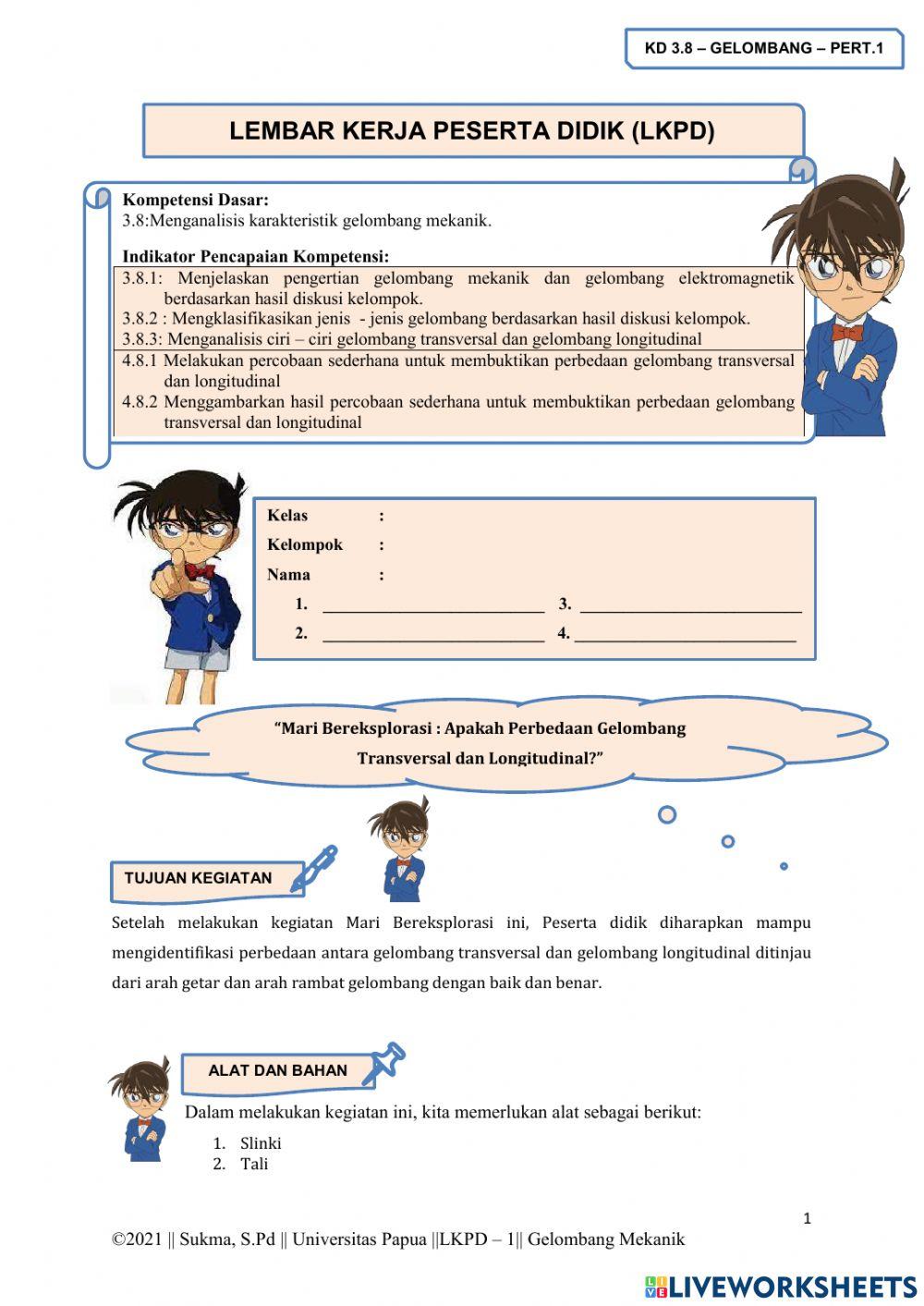 LKPD 1 Gelombang