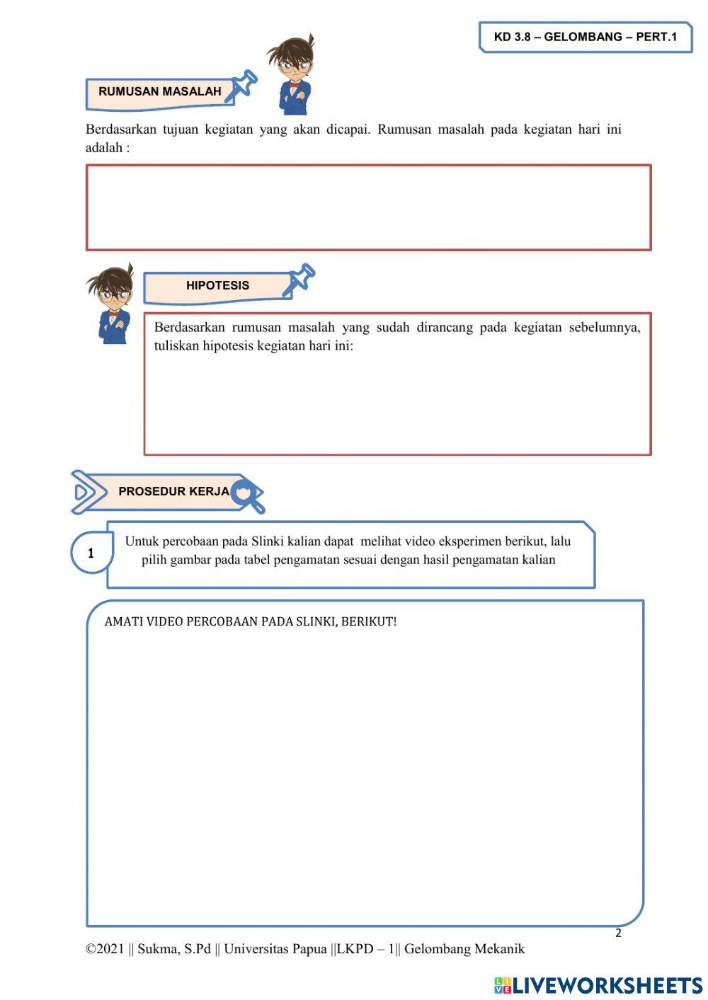 LKPD 1 Gelombang