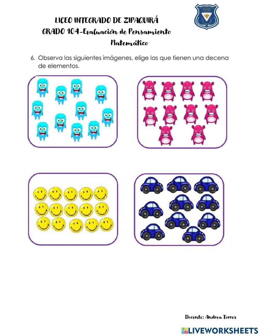 Sumas y restas con Regletas