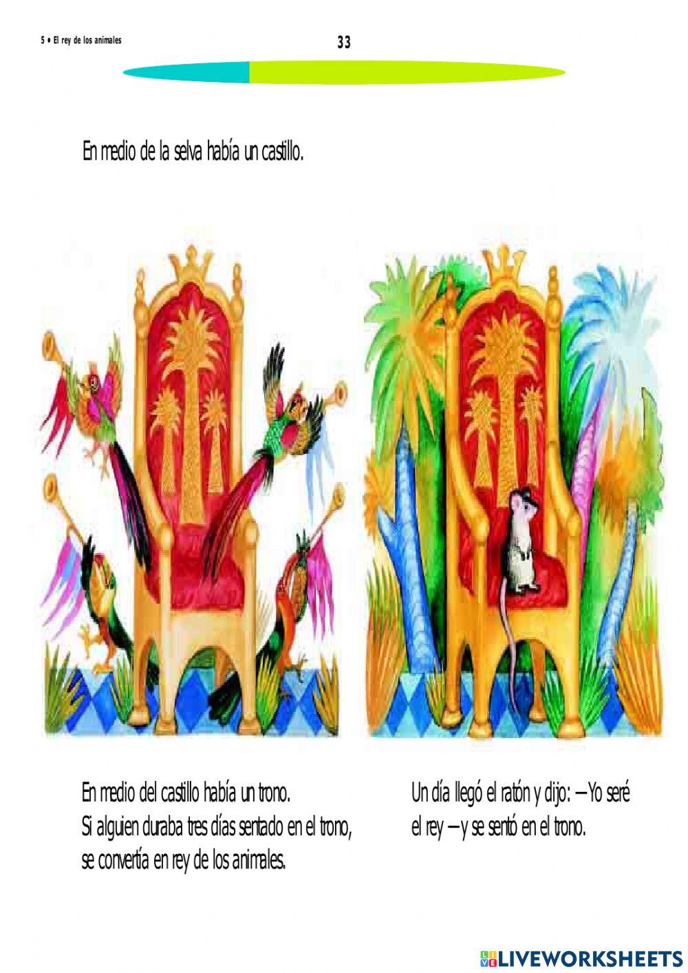 Leccion 5 el rey de los animales