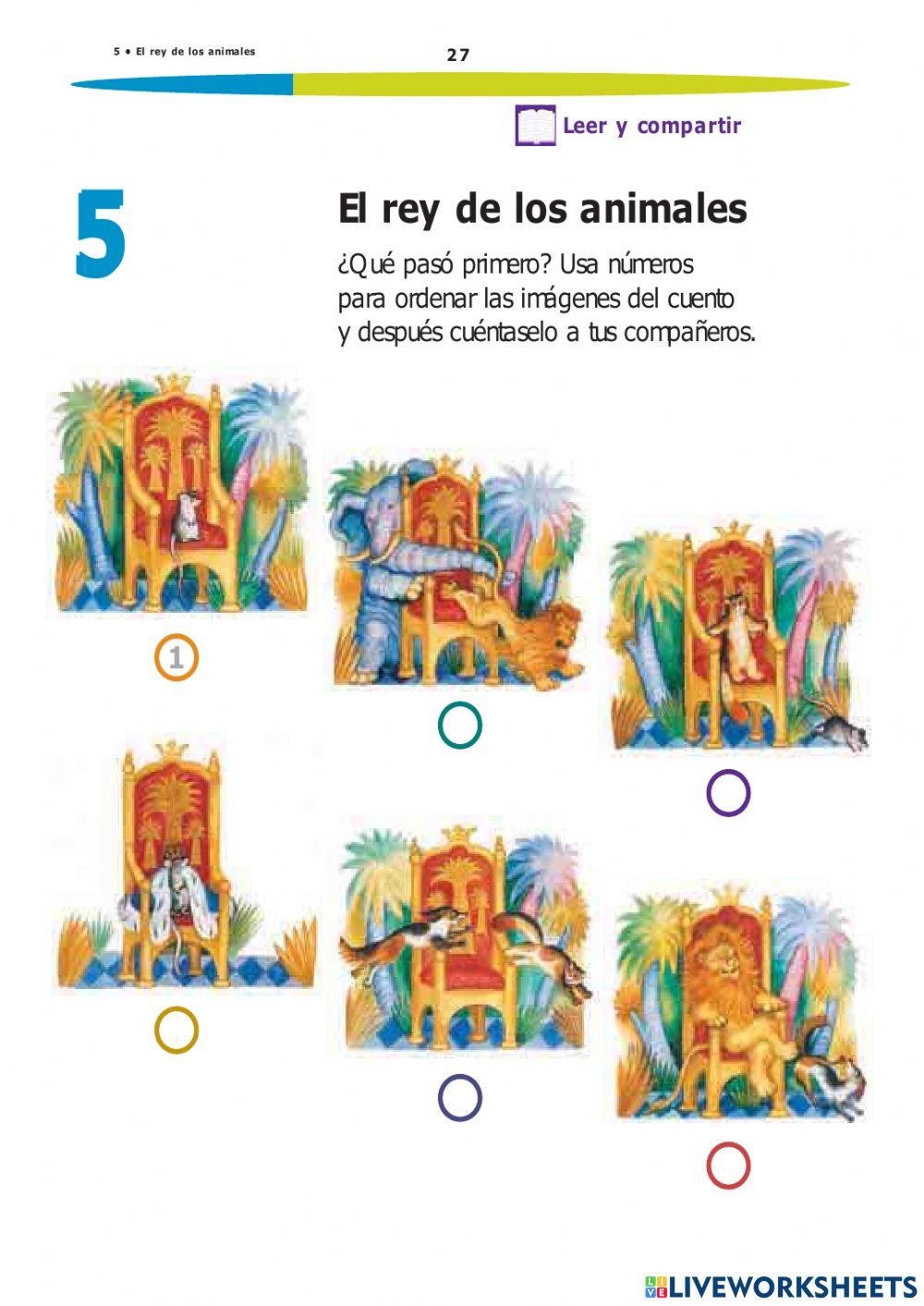 Leccion 5 el rey de los animales