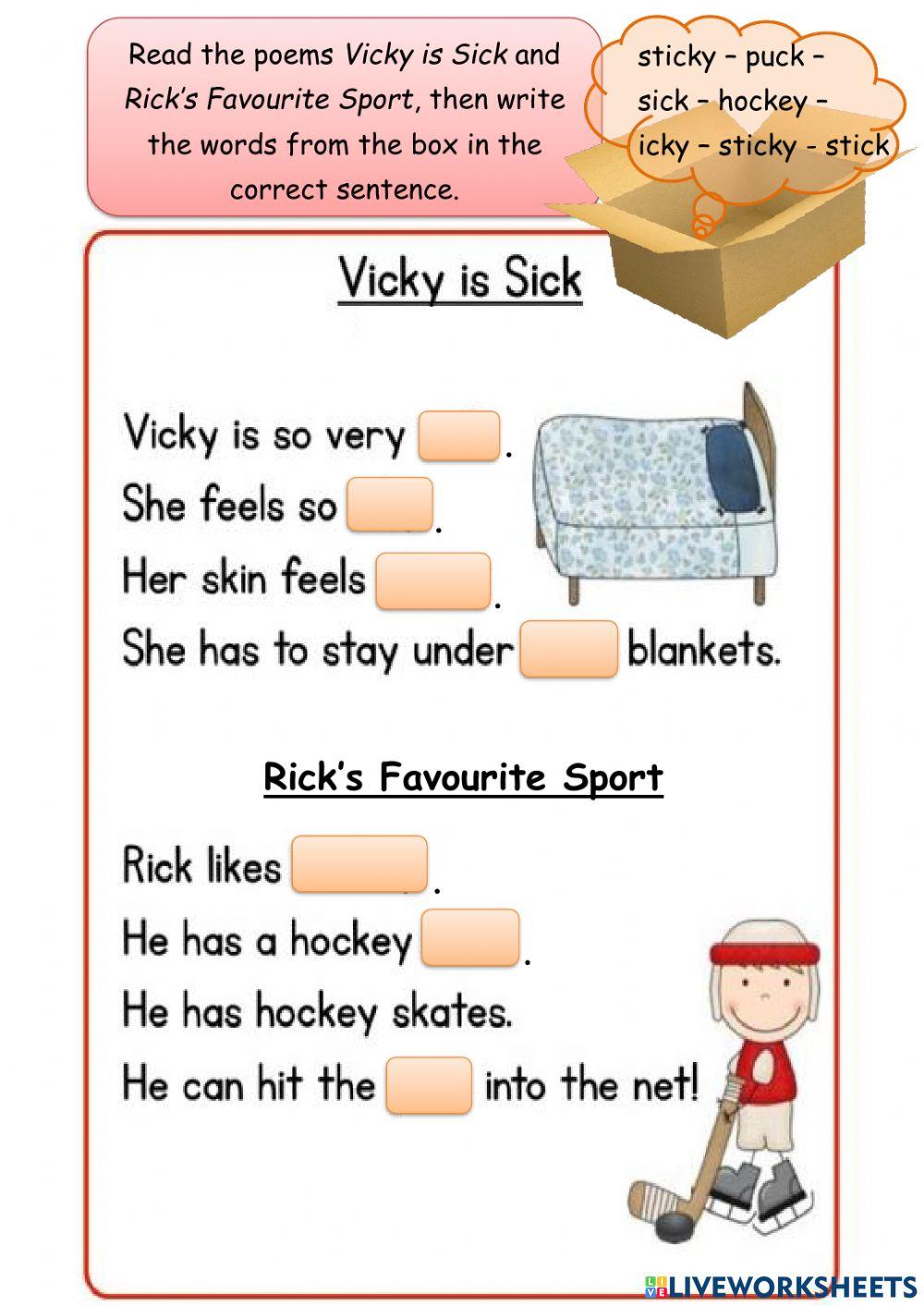 Vicky is so Very Sick Vicky is so Very Sick