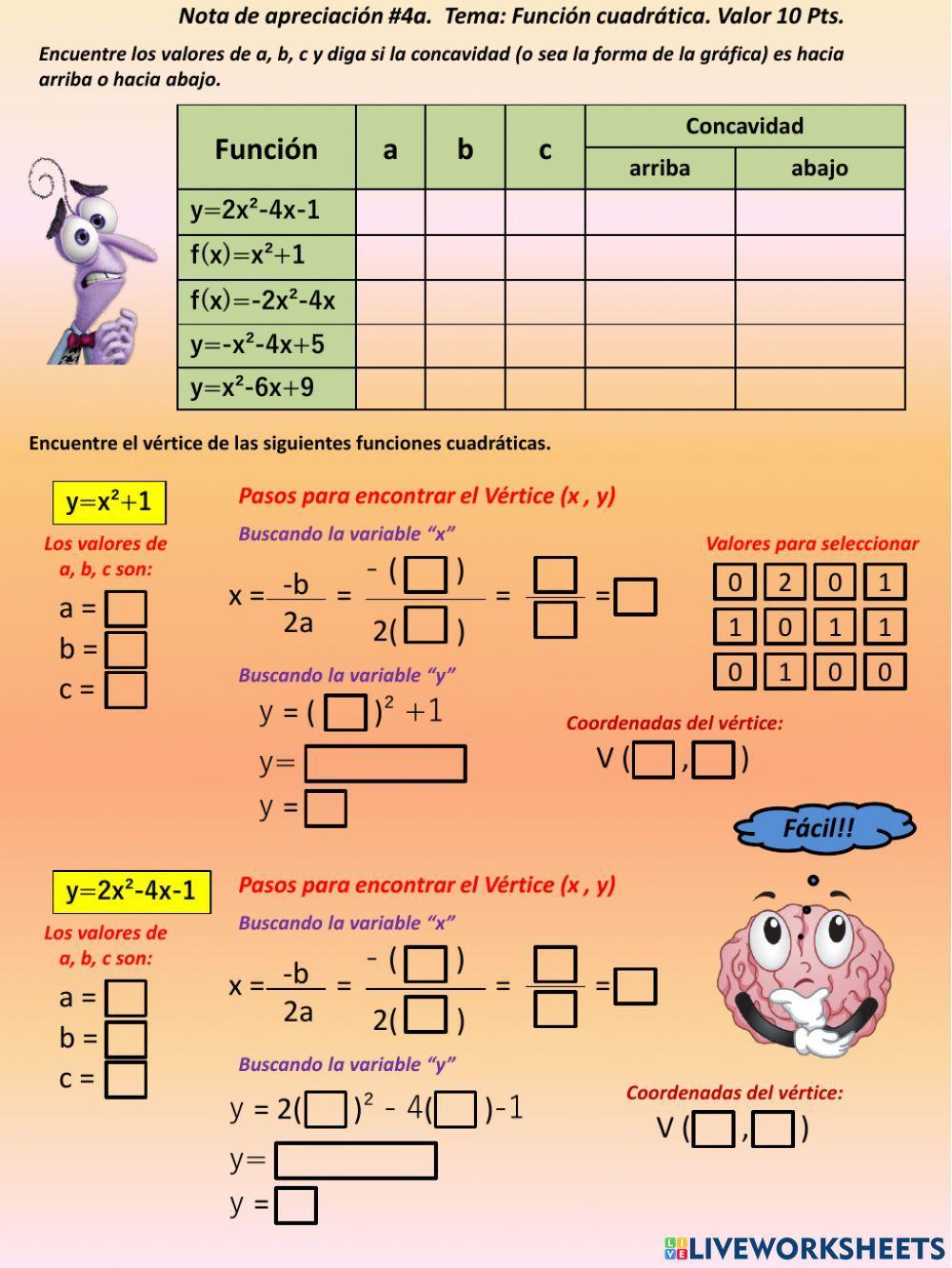 Funcion cuadratica nota aprec-4a