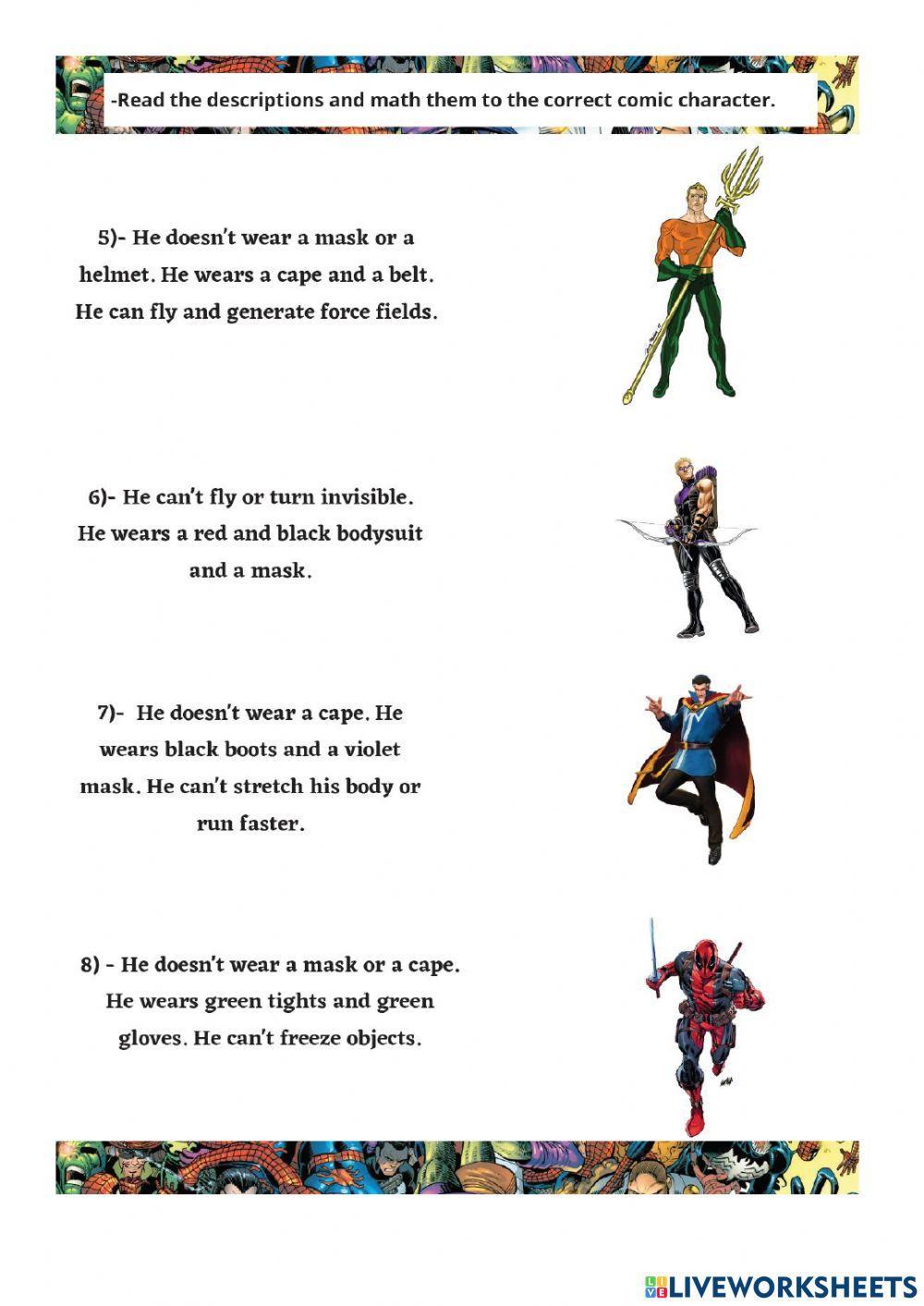 Superheroes (can - wear)